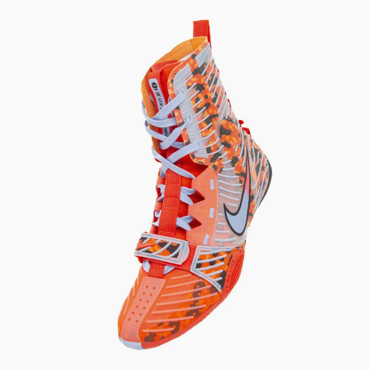 Sapatos de Boxe Nike Hyperko 3 SE Bright Crimson-Alumínio - Image 7