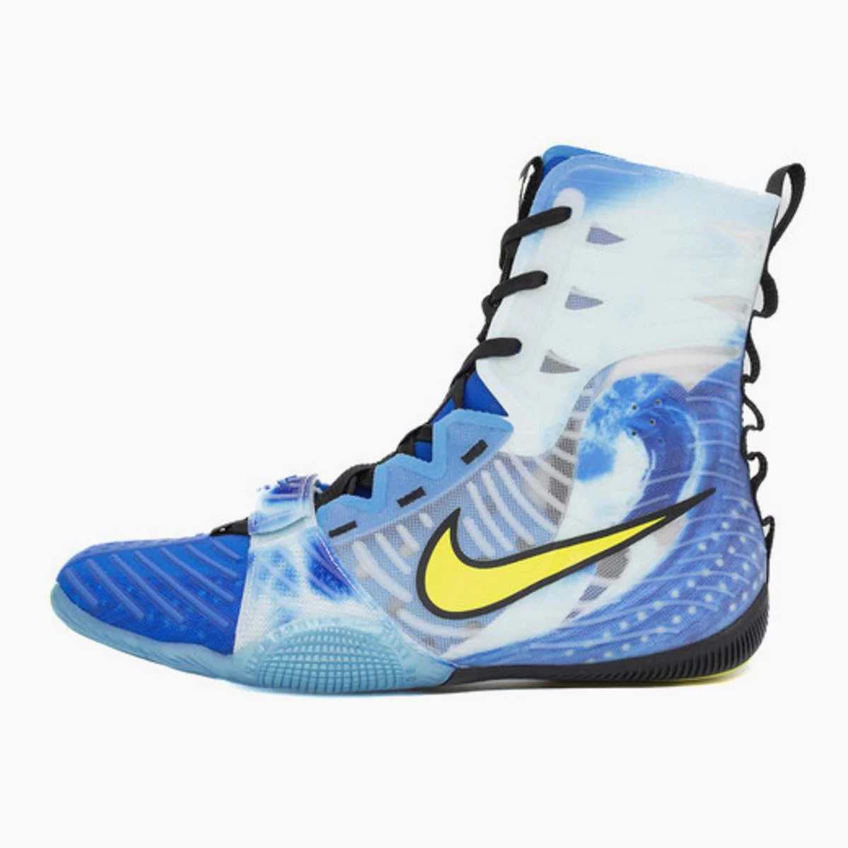 Sapatos de Boxe Nike Hyperko 3 SE Photo Blue-Amarelo Sónico 