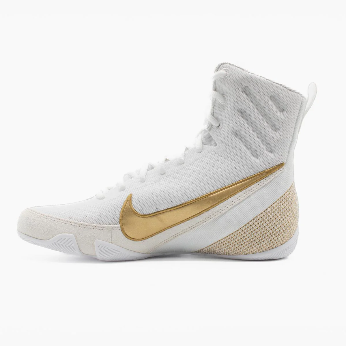 Sapatos de Boxe Nike Machomai 3 Branco-ouro  - Image 2