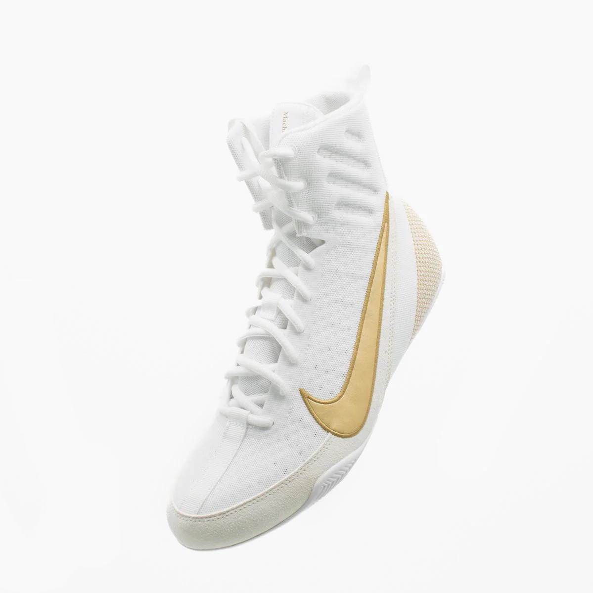 Sapatos de Boxe Nike Machomai 3 Branco-ouro  - Image 5