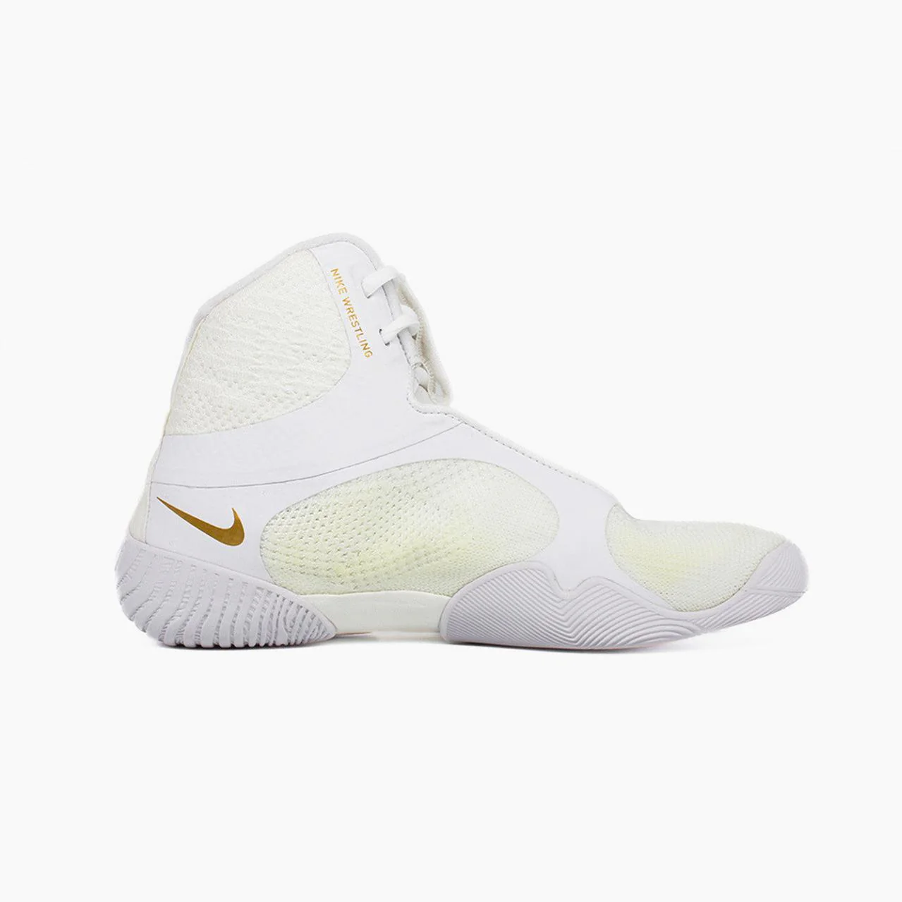 Sapatos de Luta-Wrestling Nike Tawa Branco-ouro  - Image 4