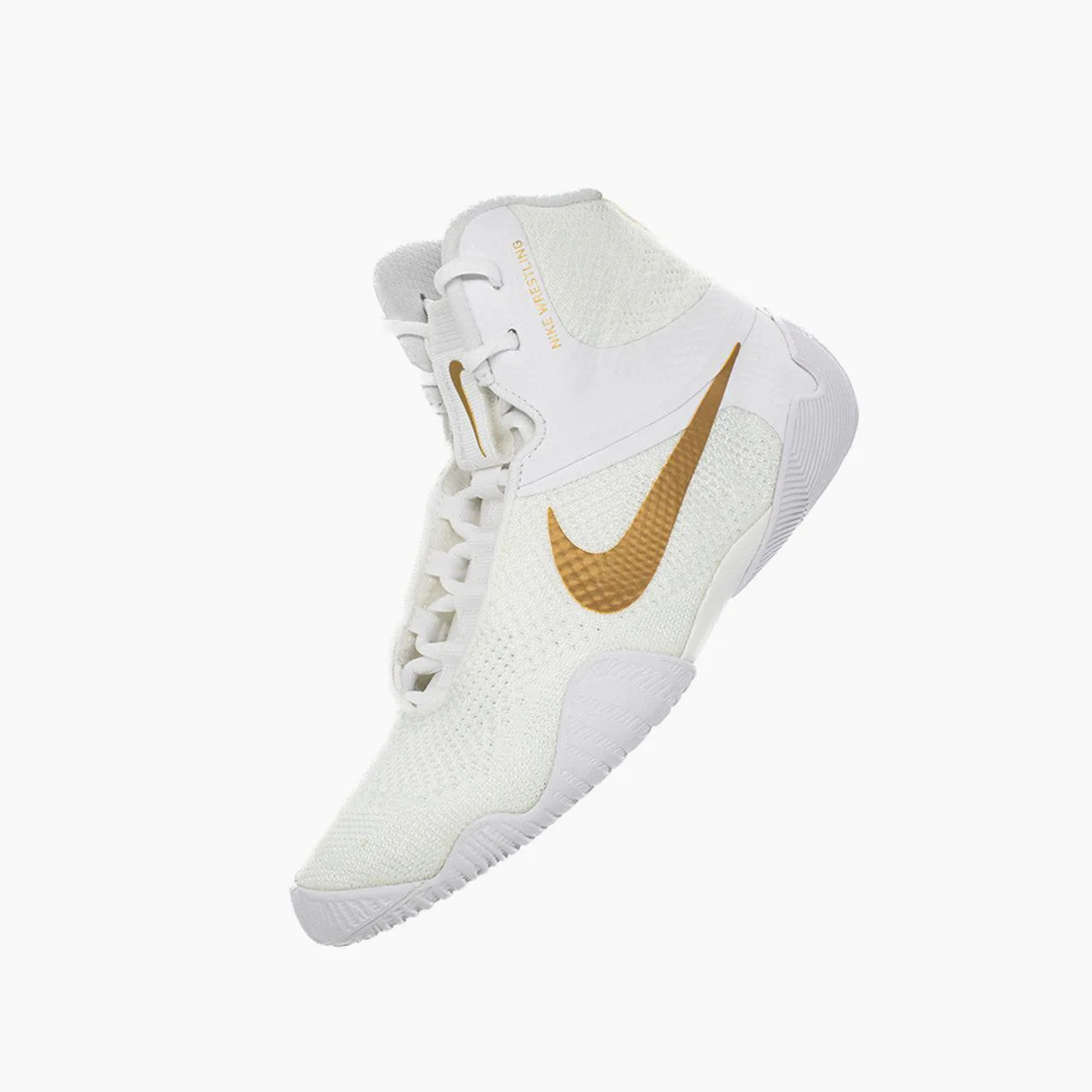 Sapatos de Luta-Wrestling Nike Tawa Branco-ouro  - Image 5