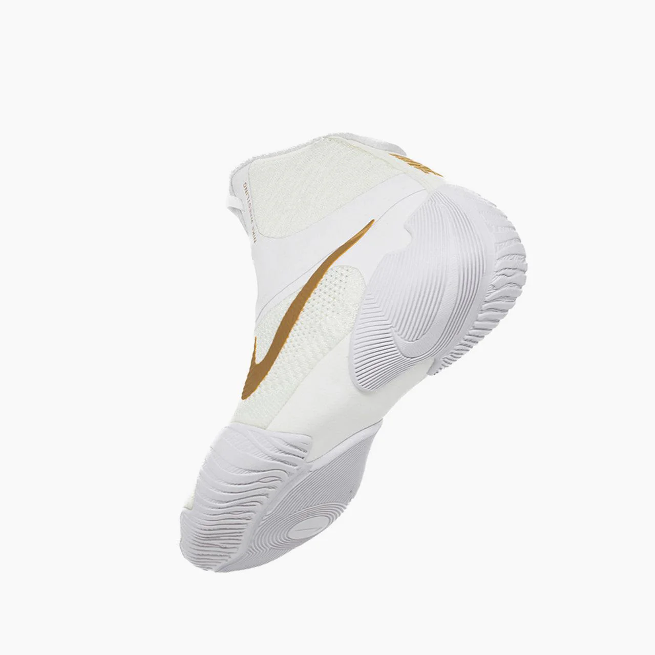 Sapatos de Luta-Wrestling Nike Tawa Branco-ouro  - Image 6
