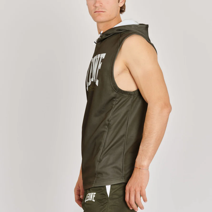 Colete Leone Extrema Logo com capuz ABX110 - Image 17