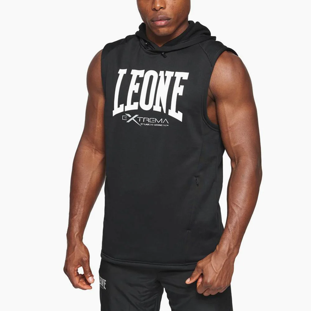 Colete Leone Extrema Logo com capuz ABX110 - Image 3
