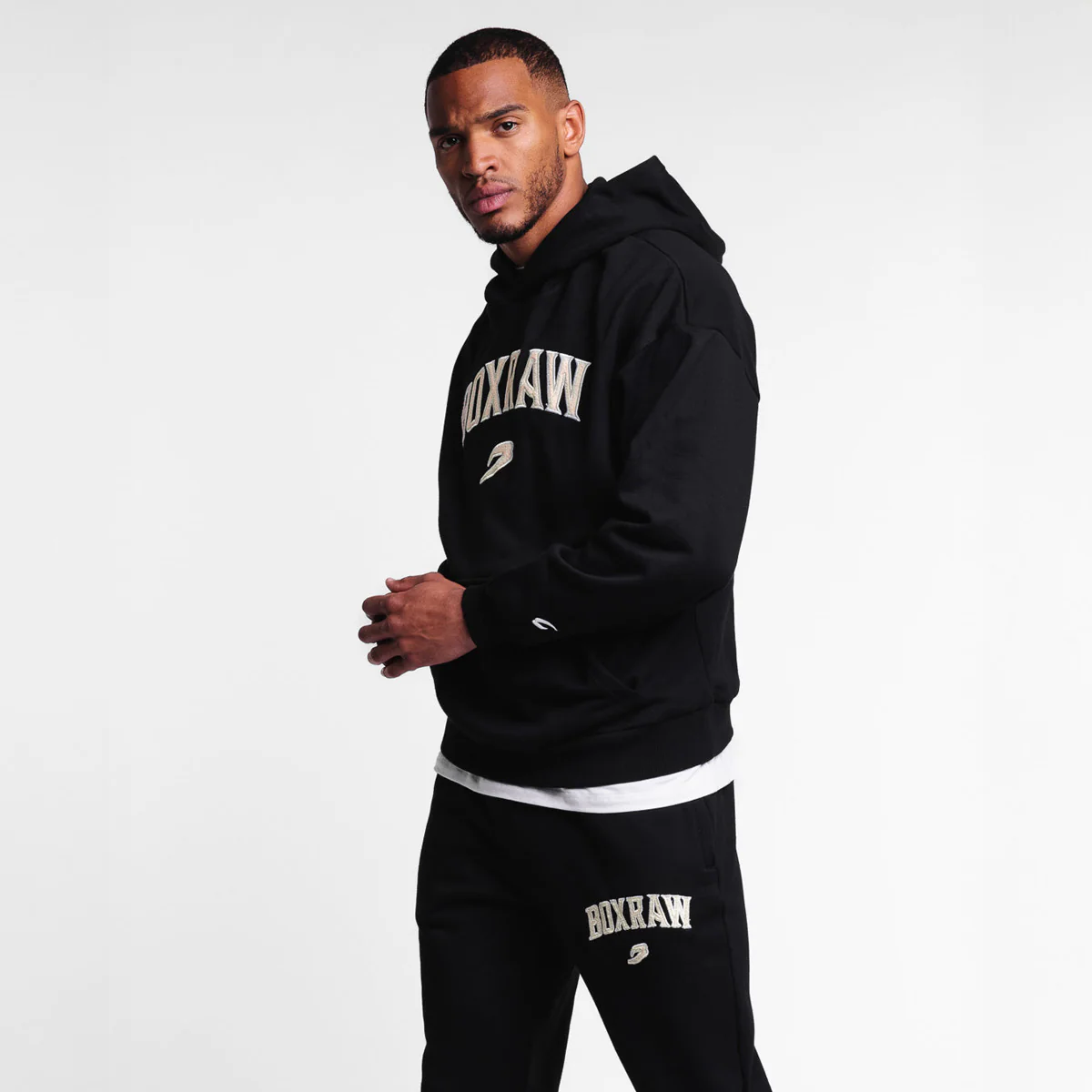 Camisola Boxraw East Street com capuz Preto  - Image 2