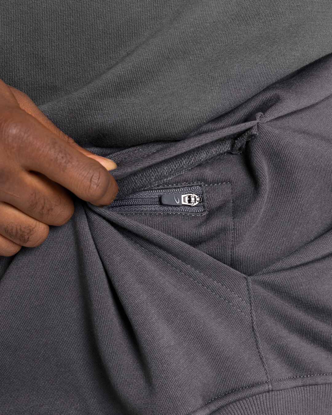 Sweatshirt Boxraw We Don't Play Boxing oversize com capuz Cinza-rosa  - Image 9