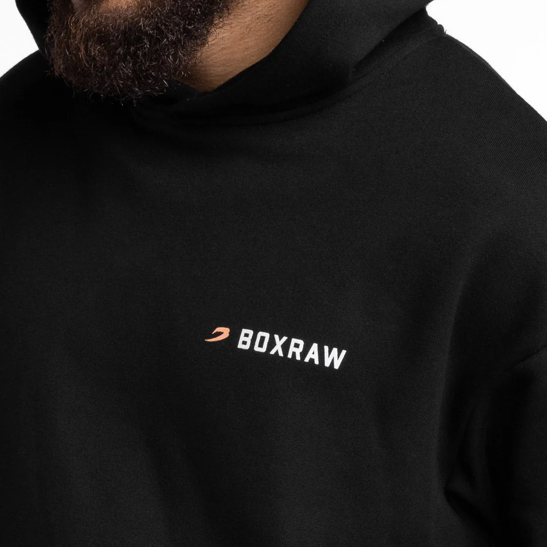 Camisola Boxraw We Don't Play Boxing oversize com capuz Preto  - Image 7