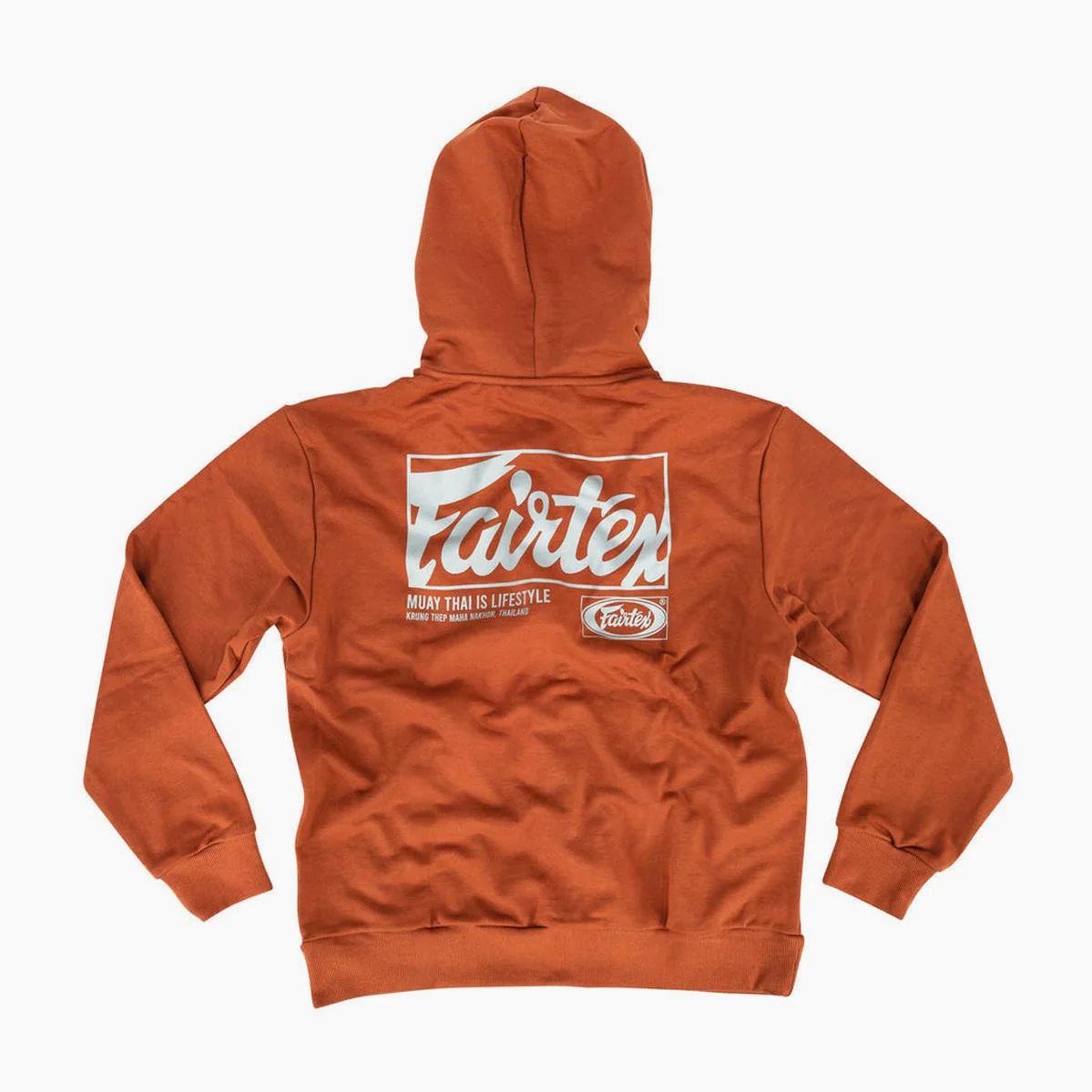 Camisola Fairtex FHS22 com capuz Laranja  - Image 2