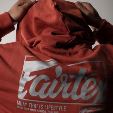 Camisola Fairtex FHS22 com capuz Laranja  - Image 4