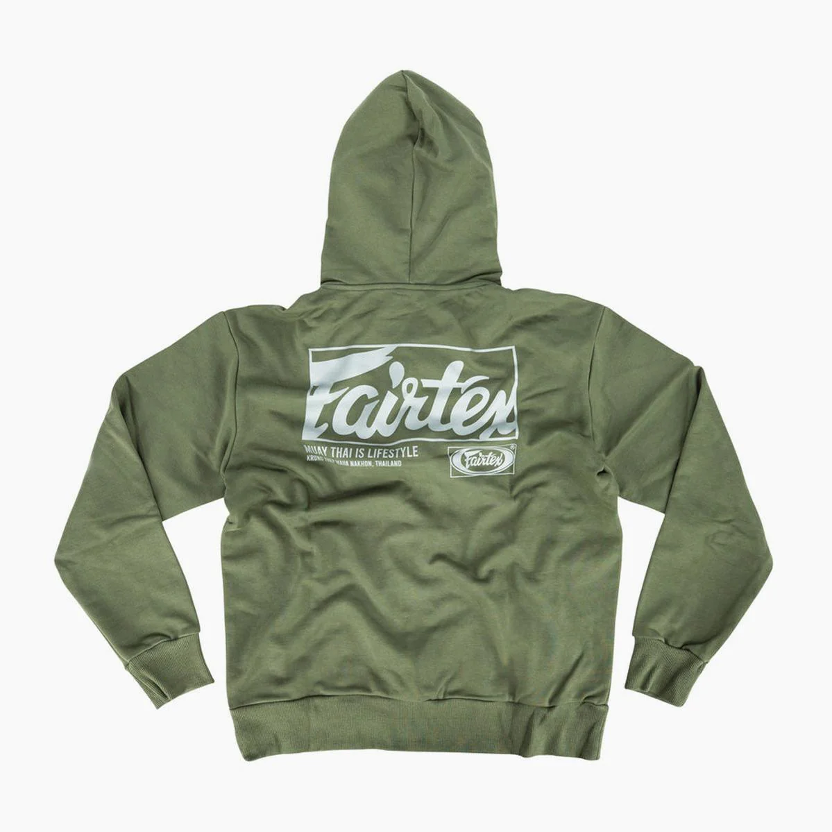 Camisola Fairtex FHS22 com capuz Verde  - Image 2