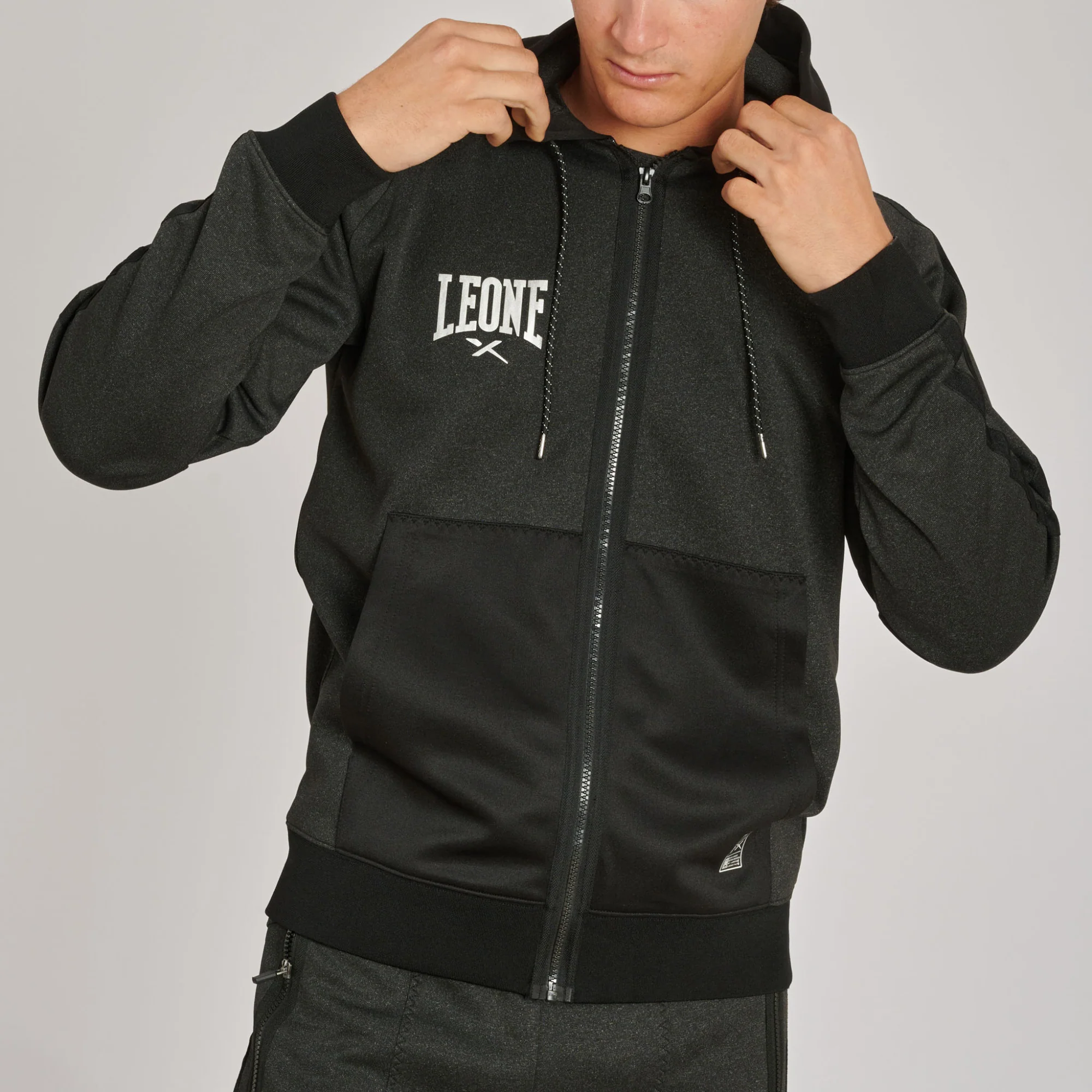 Camisola Leone Melange ABX611 com capuz  - Image 15