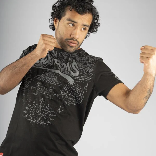 T-shirt 8 Weapons Yantra preta  - Image 6