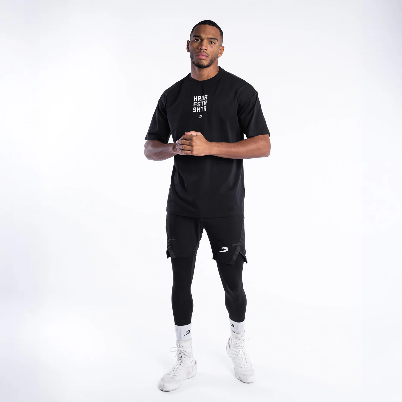 T-shirt Boxraw HRDR FSTR SMTR Oversize Preto  - Image 6
