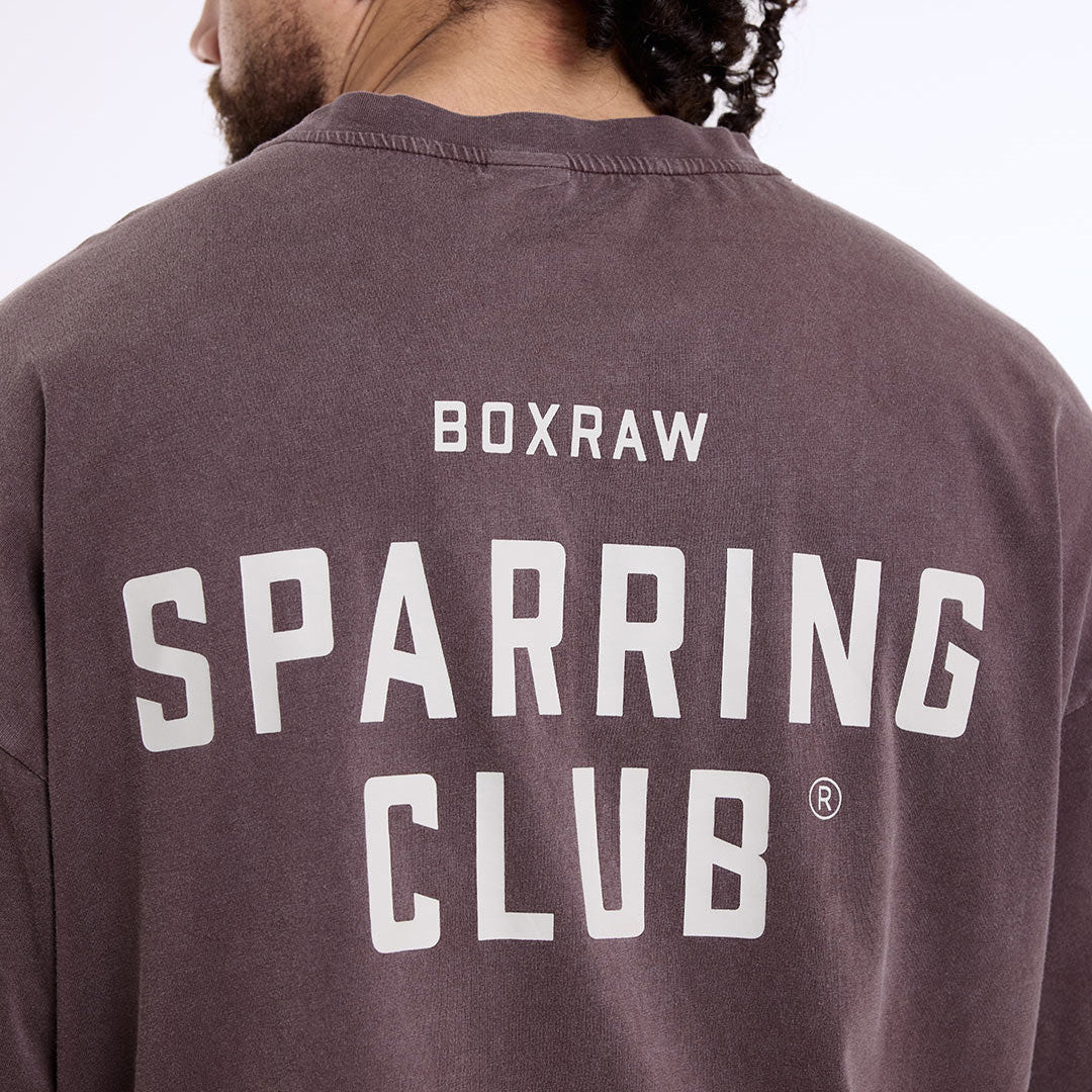 T-shirt Boxraw Sparring Club Oversize Castanho - Image 8