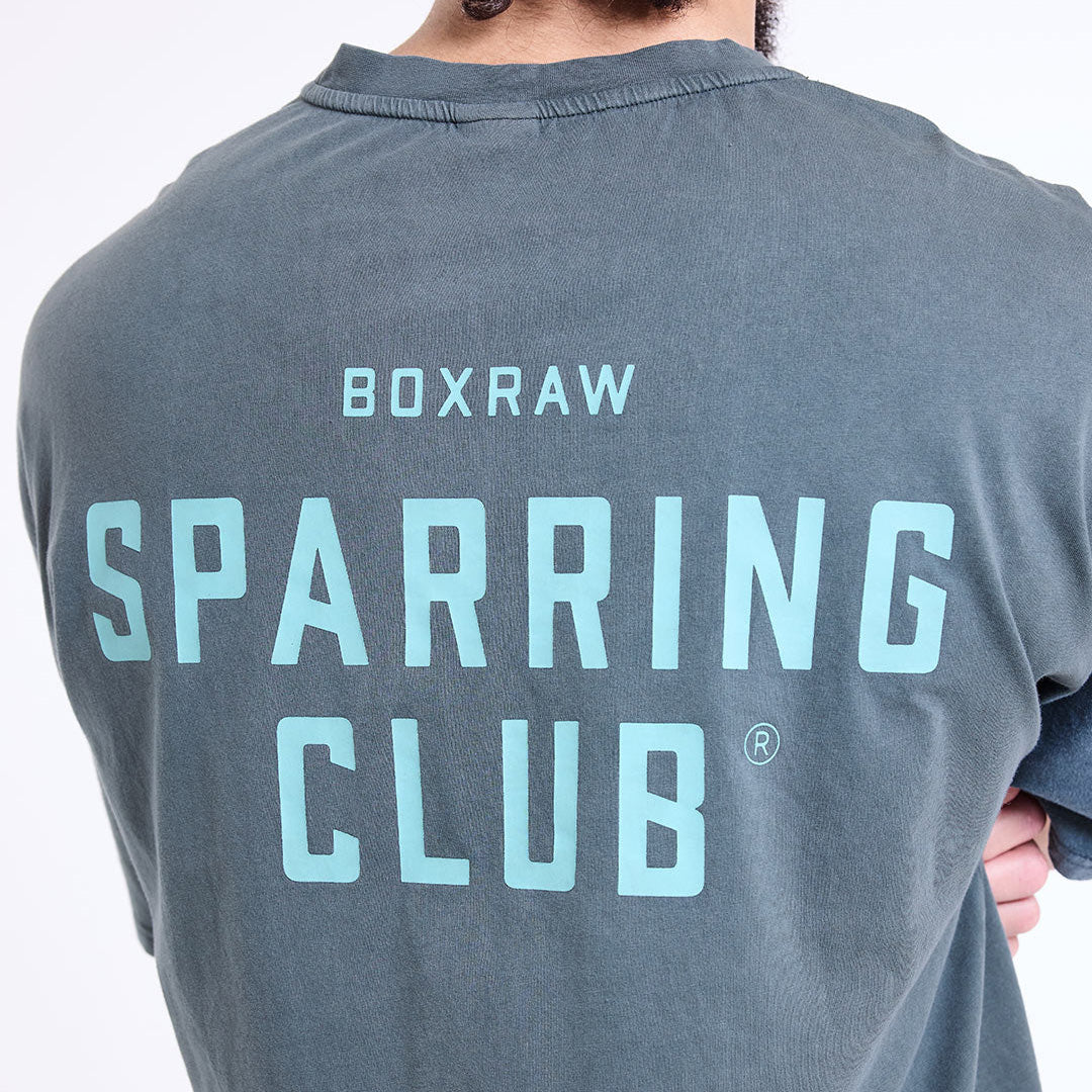 T-shirt Boxraw Sparring Club Oversize Cinzento  - Image 8