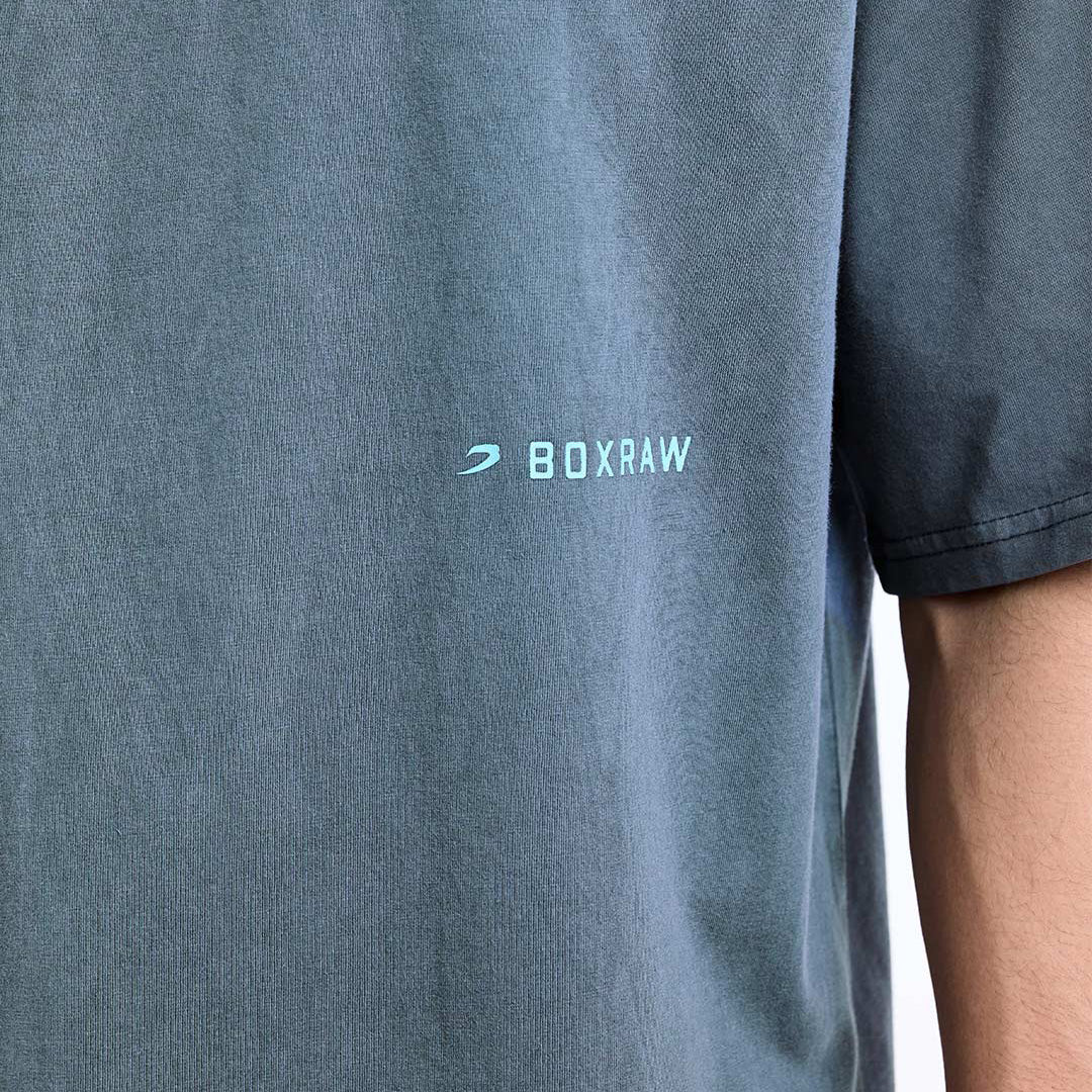 T-shirt Boxraw Sparring Club Oversize Cinzento  - Image 9