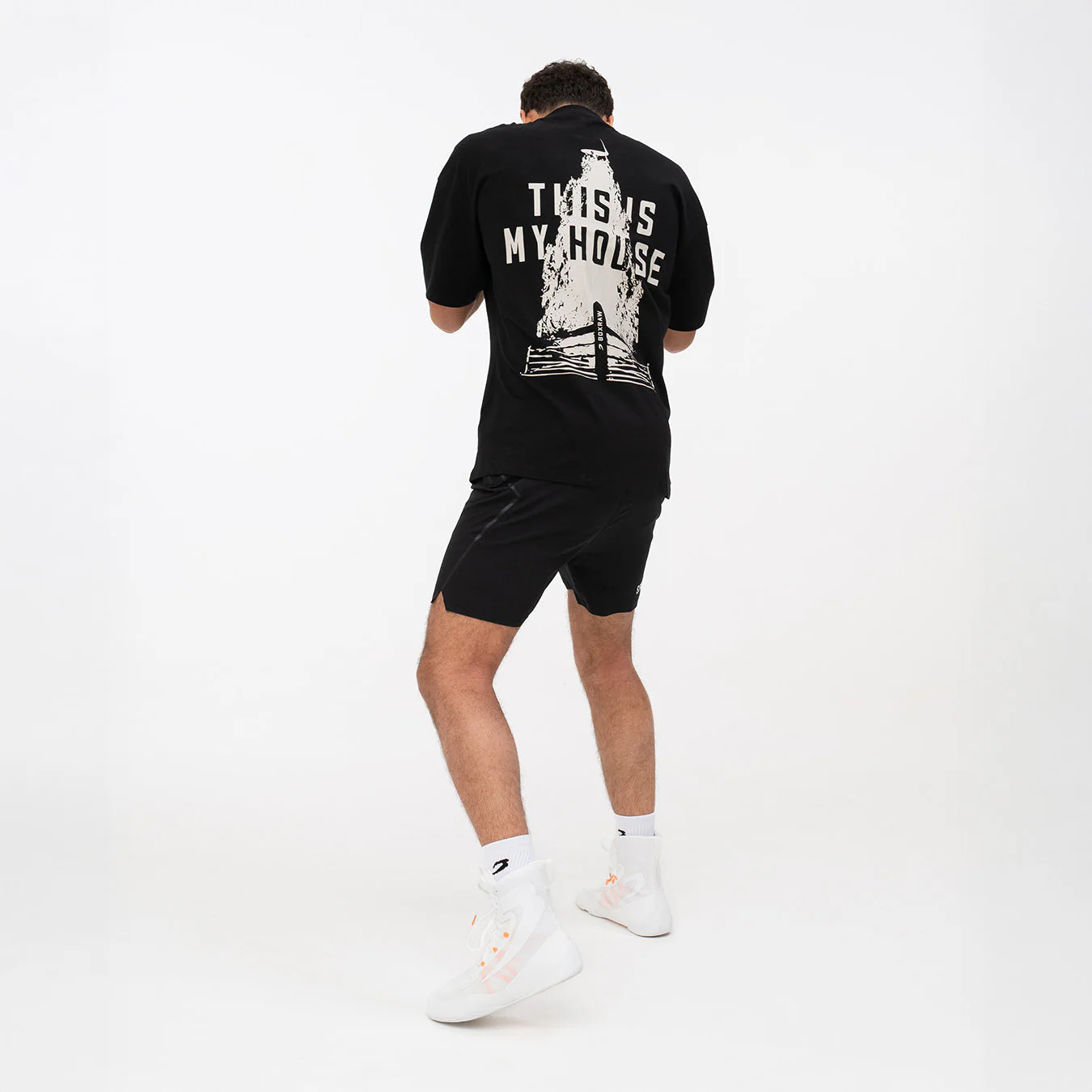 T-shirt Boxraw Esta é a minha casa Oversize  - Image 3