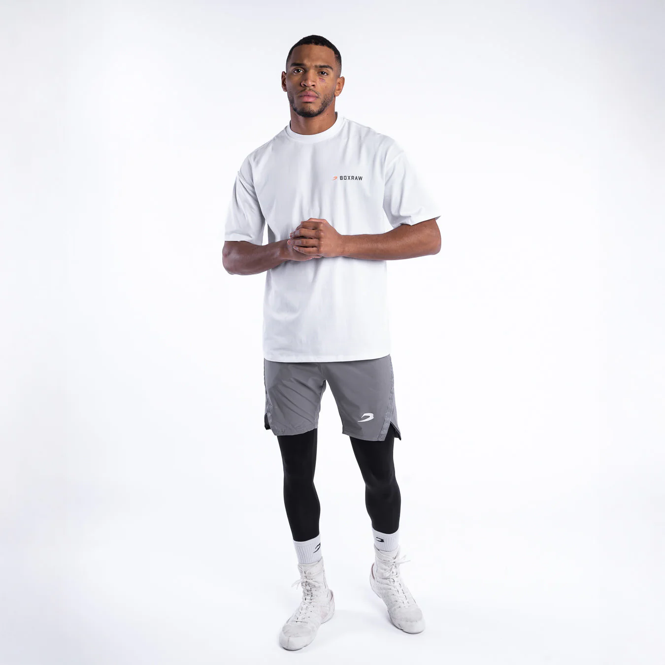 T-shirt Boxraw We Don't Play Boxing Oversize Branco  - Image 2