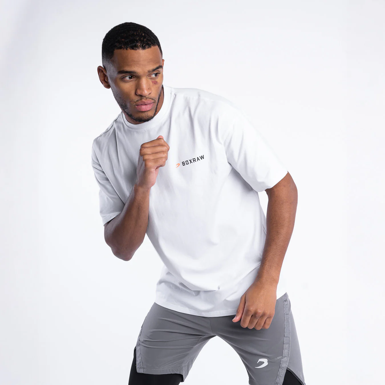 T-shirt Boxraw We Don't Play Boxing Oversize Branco  - Image 5