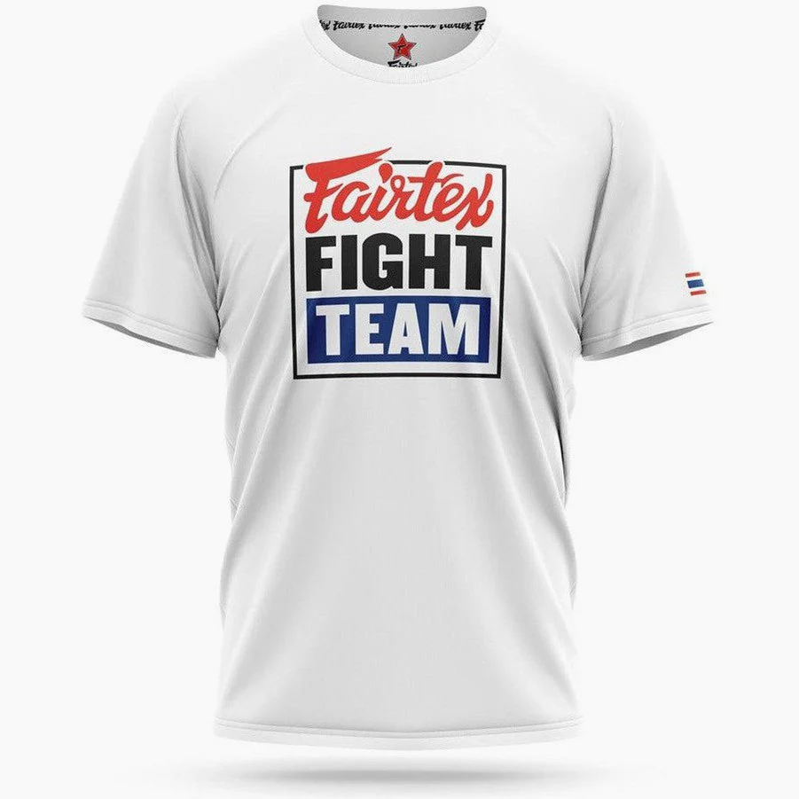 T-shirt Fairtex Fight Team TST51 Branco-azul  - Image 2