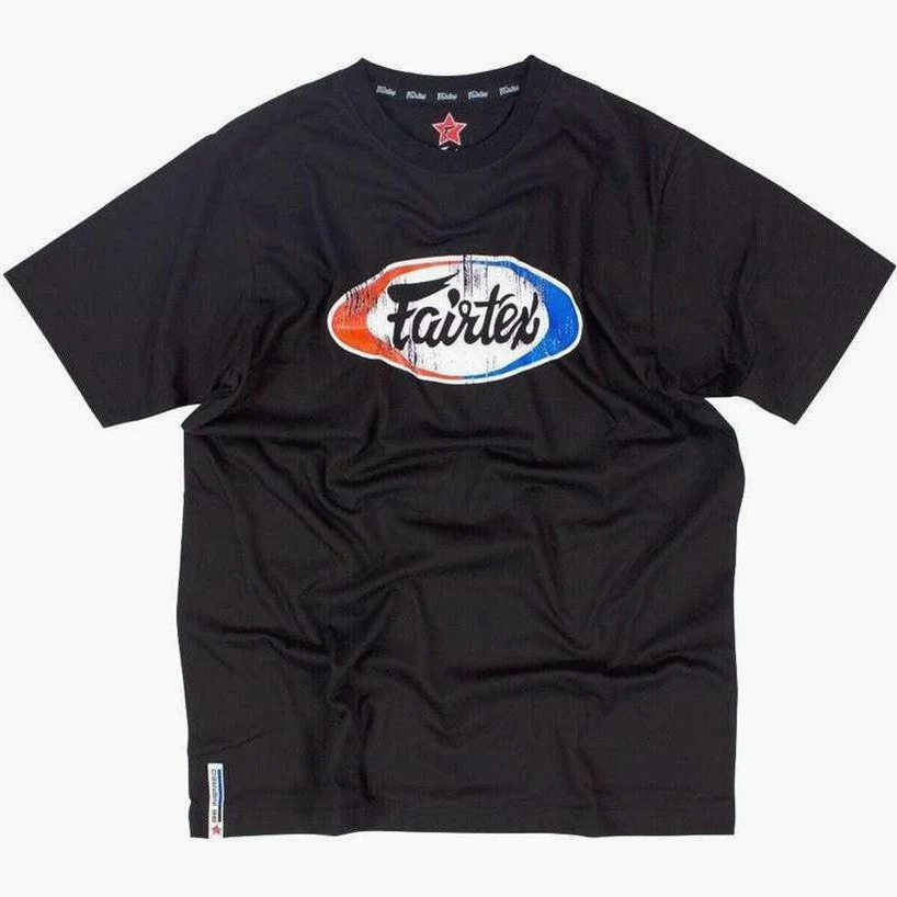T-shirt Fairtex Vintage TS4 Preto 