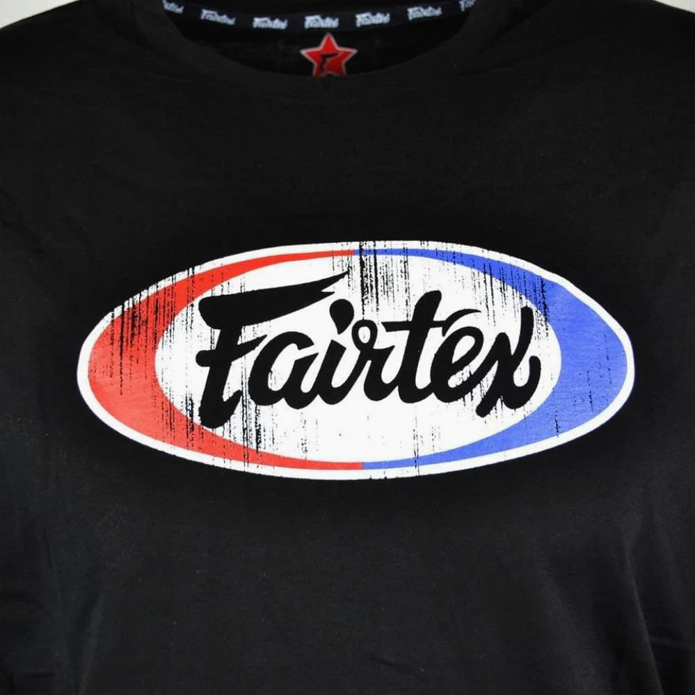 T-shirt Fairtex Vintage TS4 Preto  - Image 4