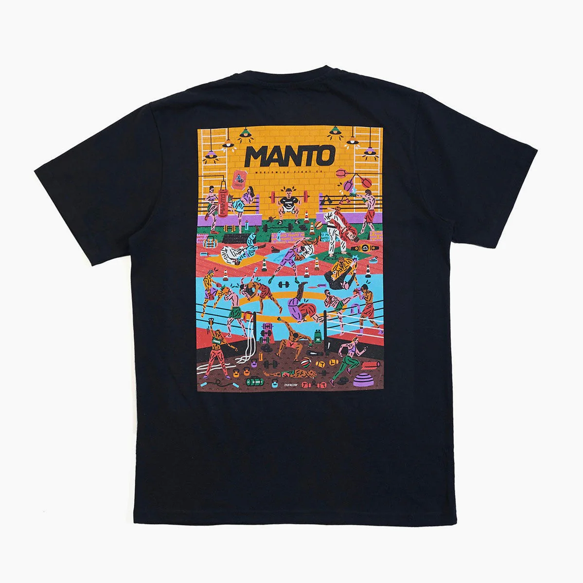 T-shirt Manto Gym 2.0 Preto 