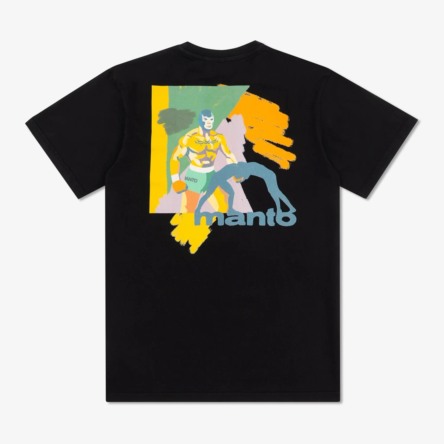 T-shirt Manto Luchador Preto