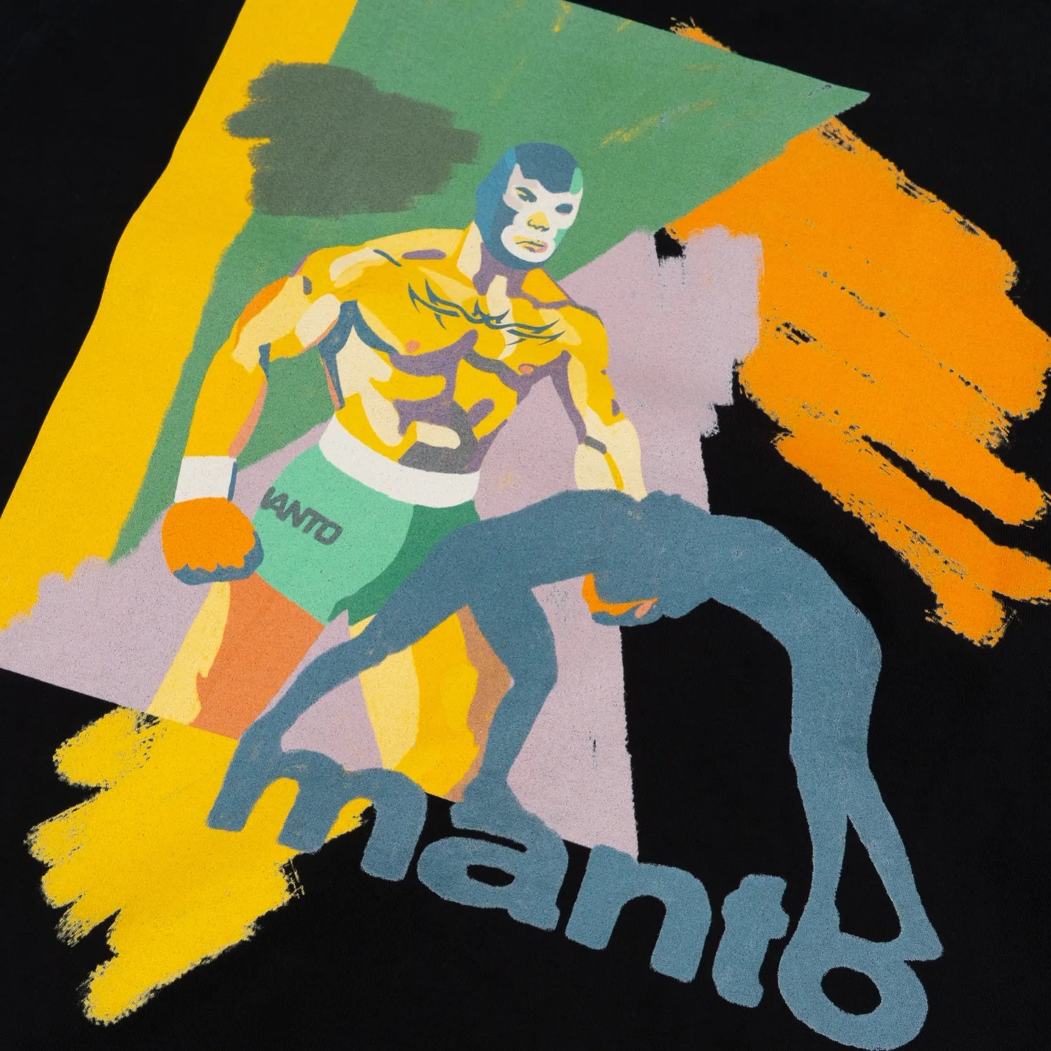 T-shirt Manto Luchador Preto - Image 3