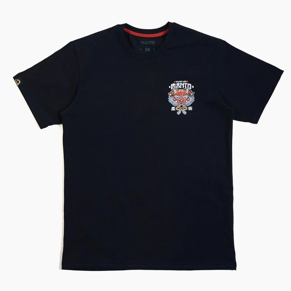 T-shirt Manto Yauhen Abu ONI preto  - Image 4