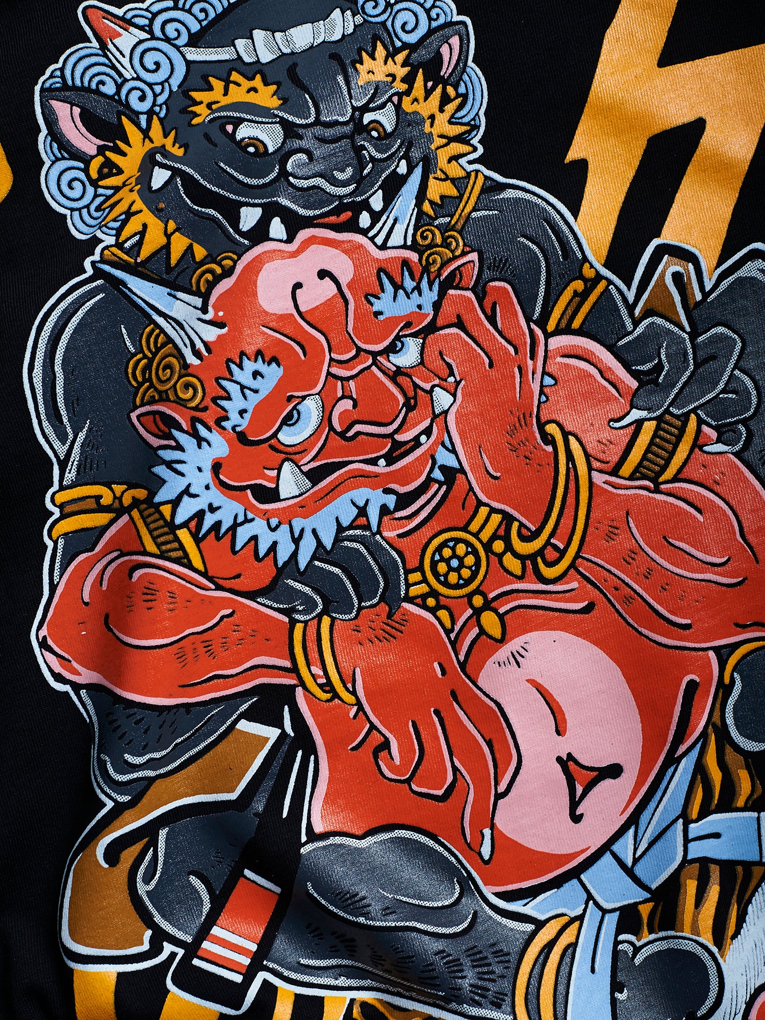 T-shirt Manto Yauhen Abu ONI preto  - Image 8