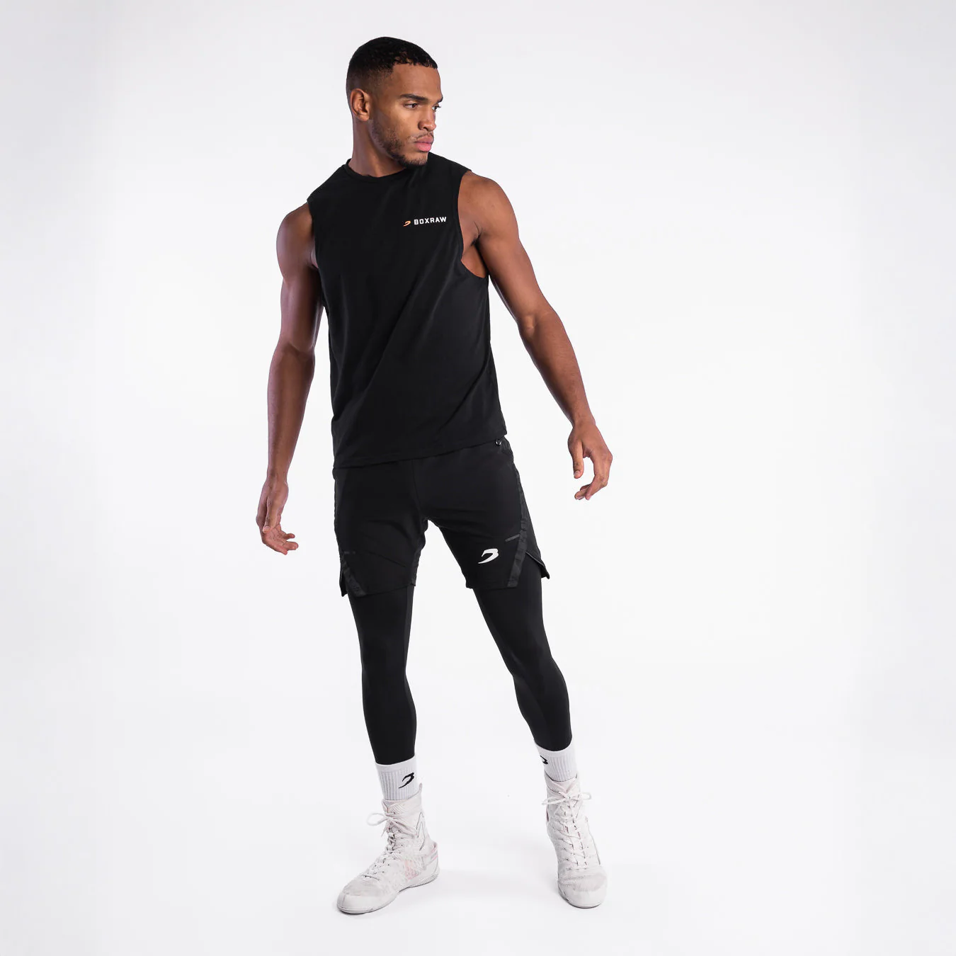 Camiseta sem mangas Boxraw We Don't Play Boxing Preto  - Image 5