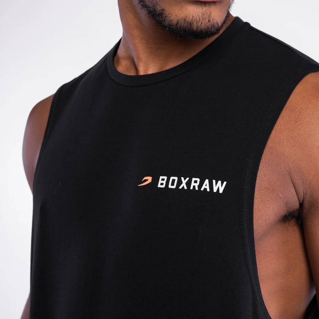 Camiseta sem mangas Boxraw We Don't Play Boxing Preto  - Image 8