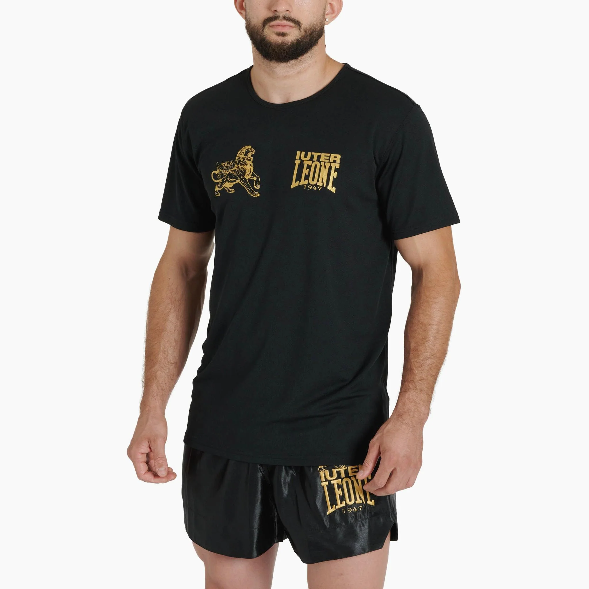 T-shirt técnica Leone IUTER AB03IU Preto 