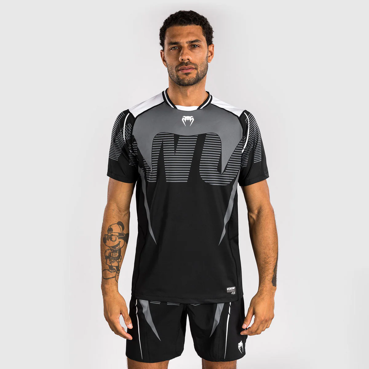 T-shirt Venum Adrenaline Dry Tech Preto-cinza