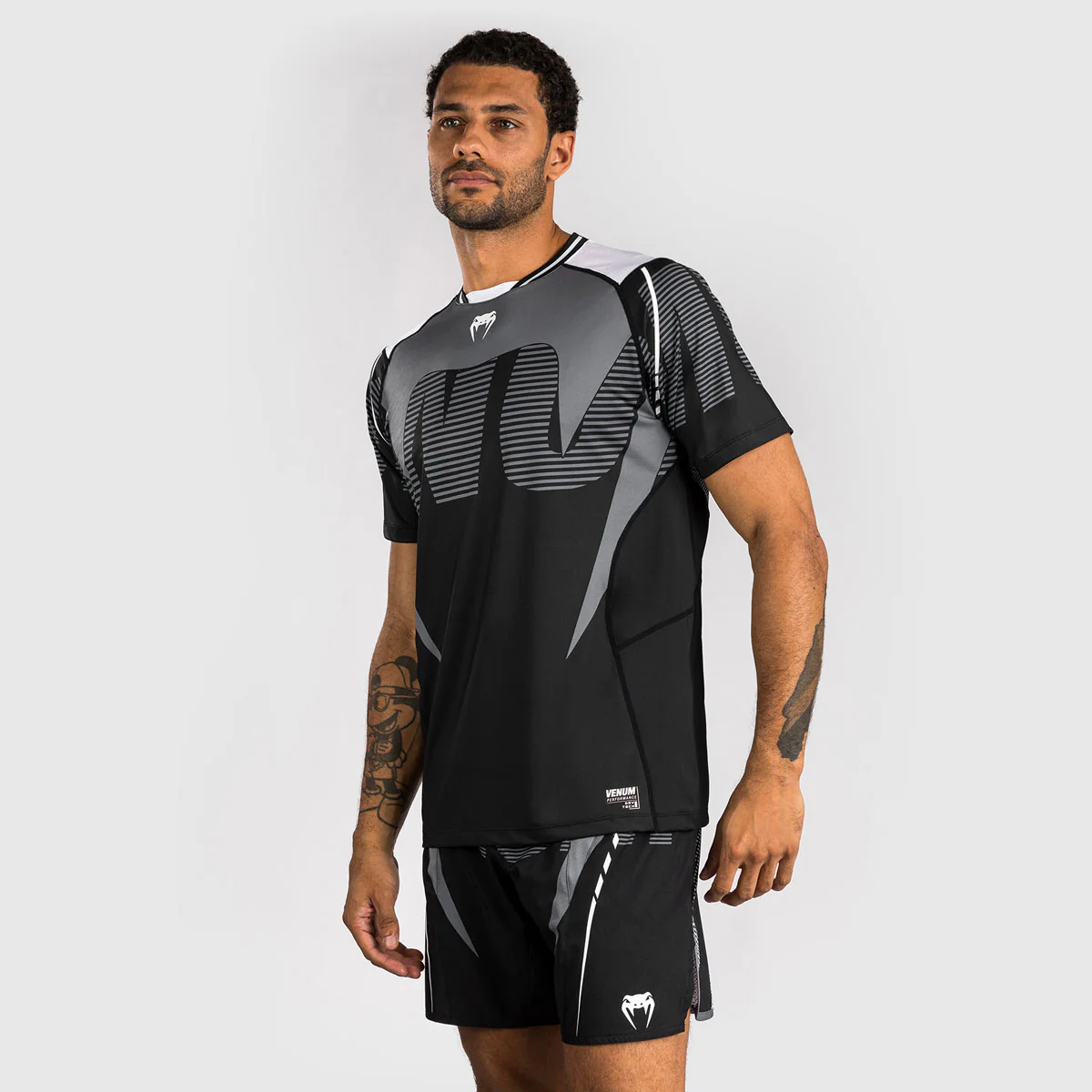 T-shirt Venum Adrenaline Dry Tech Preto-cinza - Image 2