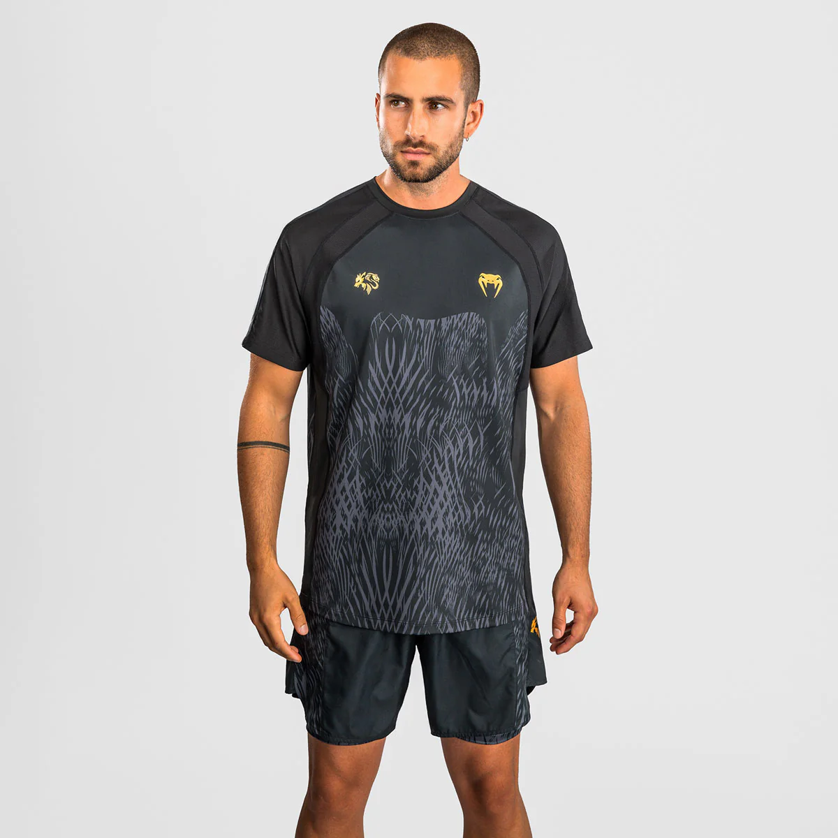 T-shirt Venum Dry Tech Chimaev Wild Borz Preto 