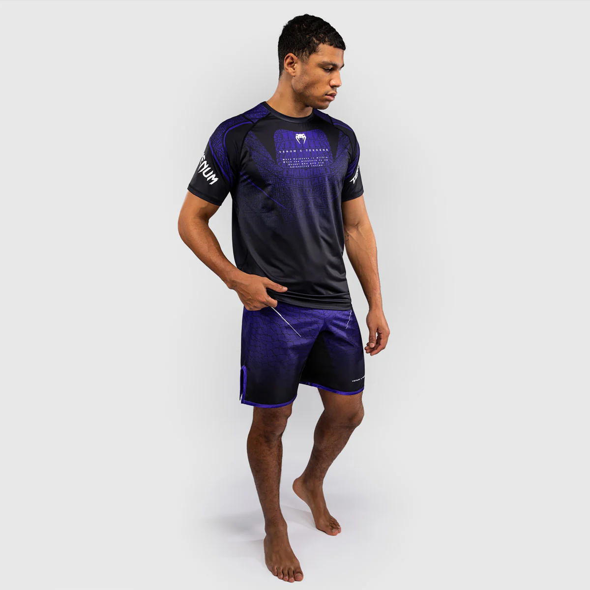 T-shirt Venum Dry Tech Tekken 8 Kazuya Preto-roxo  - Image 3