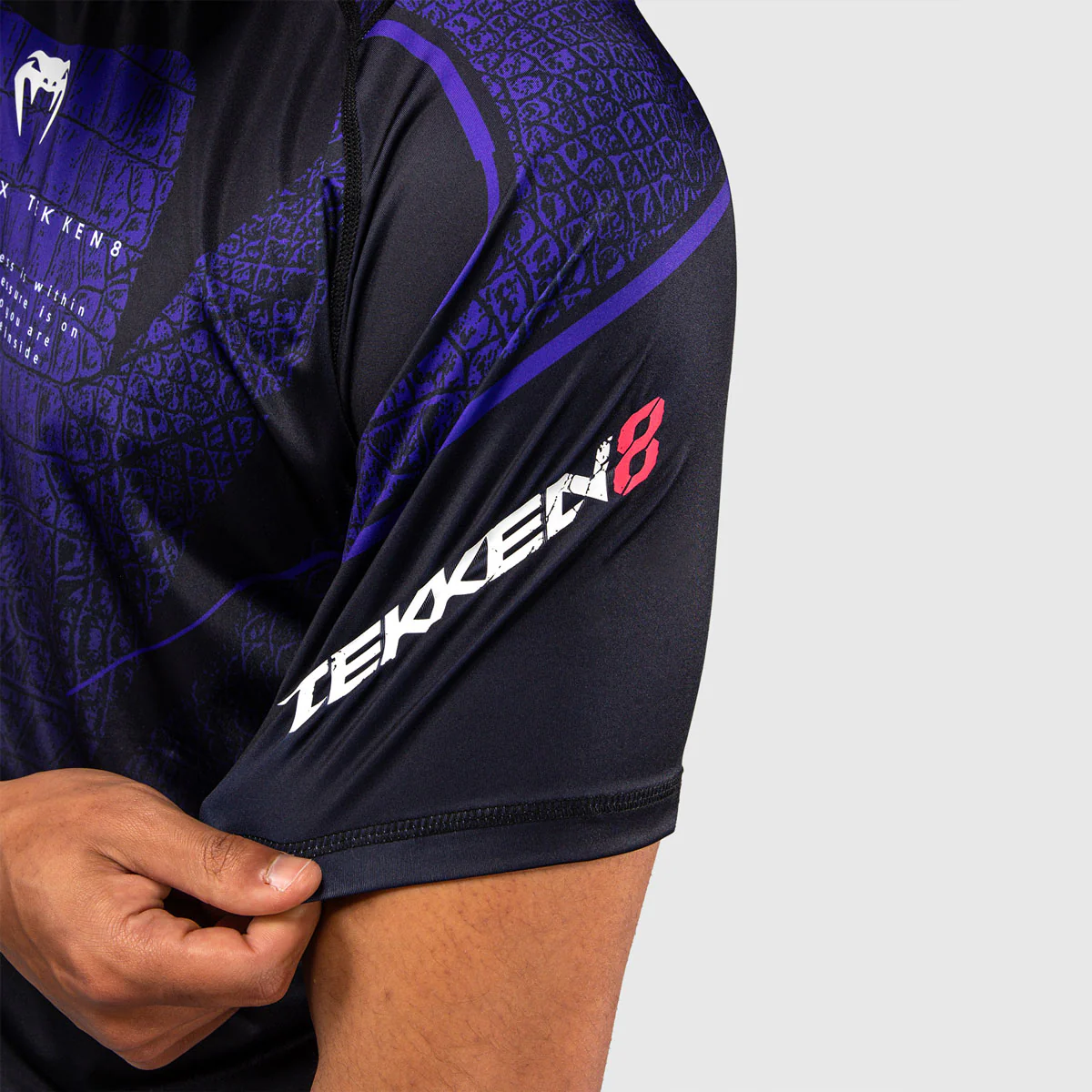 T-shirt Venum Dry Tech Tekken 8 Kazuya Preto-roxo  - Image 6