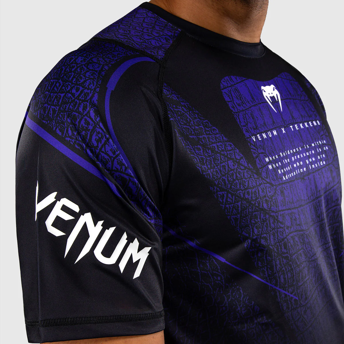 T-shirt Venum Dry Tech Tekken 8 Kazuya Preto-roxo  - Image 7