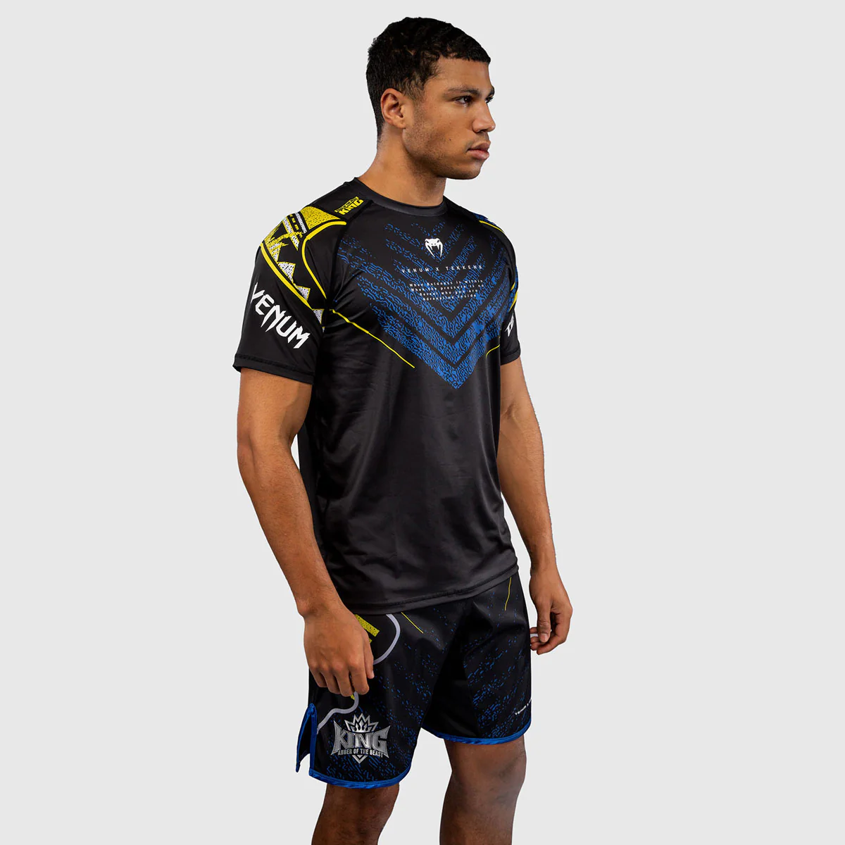 T-shirt Venum Dry Tech Tekken 8 King Preto-amarelo  - Image 3